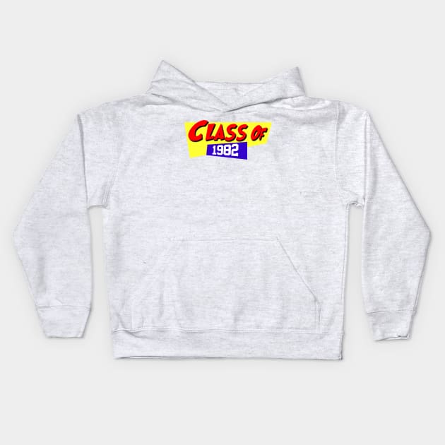 Class Of 1982 Kids Hoodie by Vandalay Industries